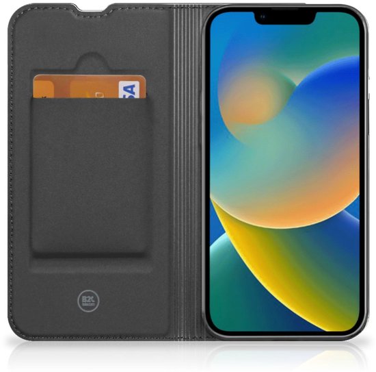 Bookcase avec citations iPhone 14 Smart Cover Woke Up