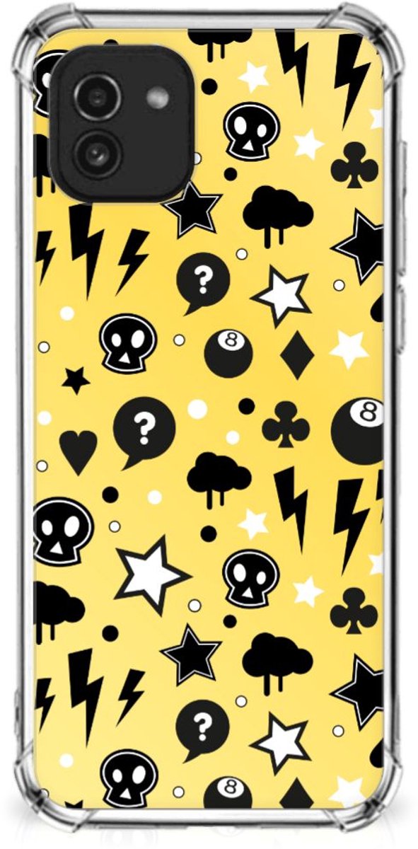 Extreme Case Samsung Galaxy A03 Punk Geel