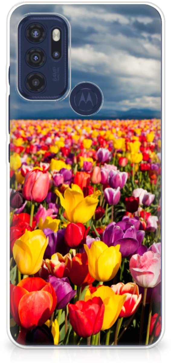 TPU Hoesje voor Motorola Moto G60s TPU Case Tulpen