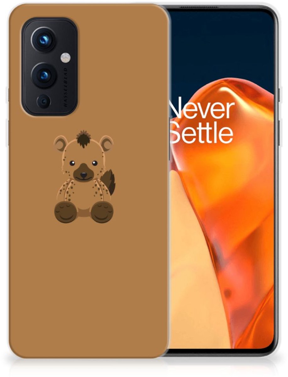 OnePlus 9 Telefoonhoesje met Naam Baby Hyena