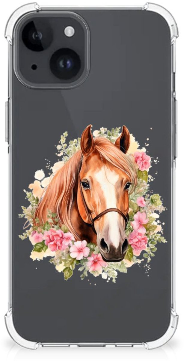 Case Anti-shock voor iPhone 15 Plus Paard