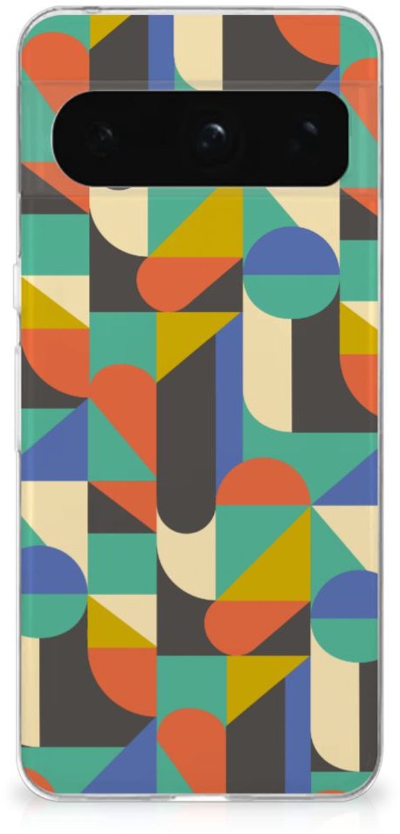 TPU Hoesje voor Google Pixel 8 Pro TPU bumper Funky Retro