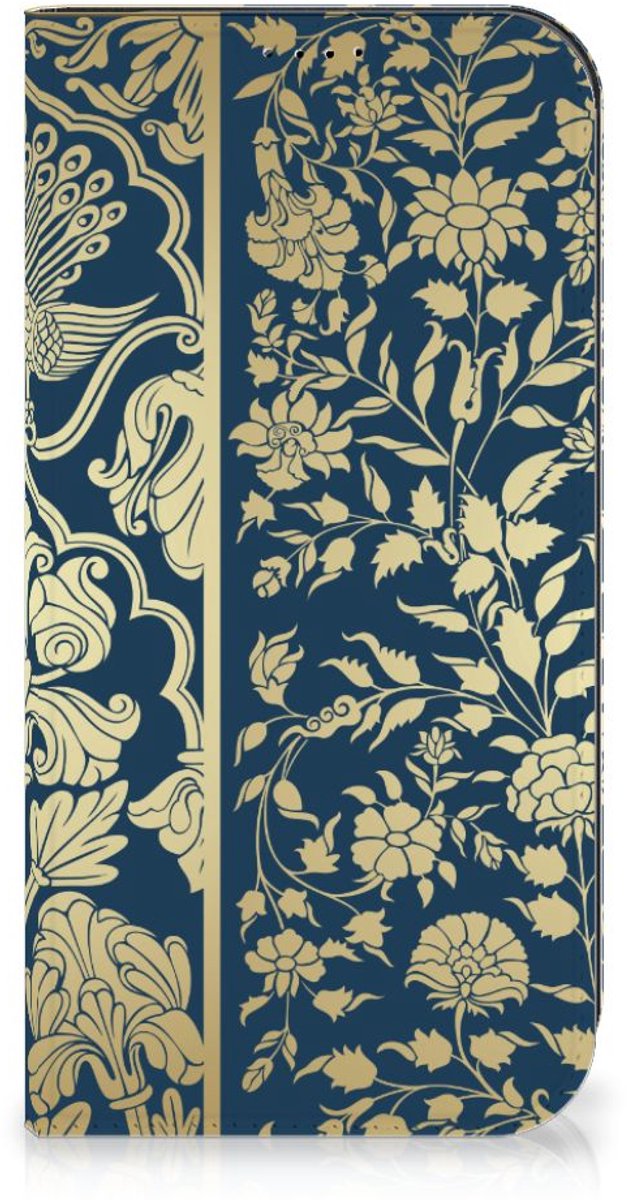 iPhone 15 Pro Max Smart Cover Beige Flowers