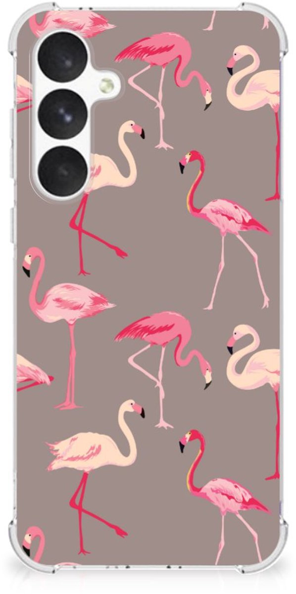 Samsung Galaxy A55 Case Anti-shock Flamingo