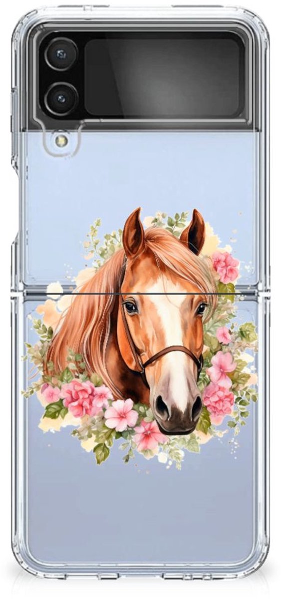 TPU Hoesje voor Samsung Galaxy Z Flip 4 Paard
