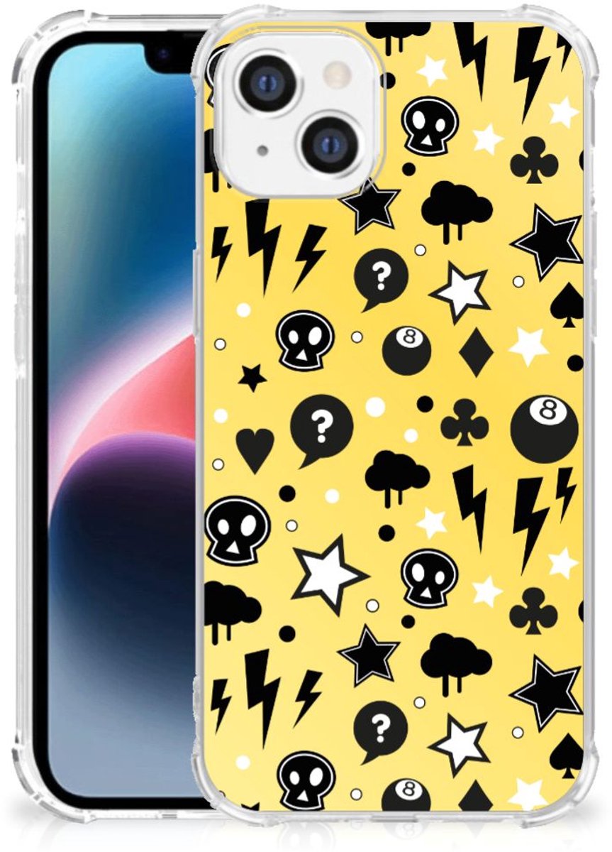 Extreme Case Apple iPhone 14 Plus Punk Geel