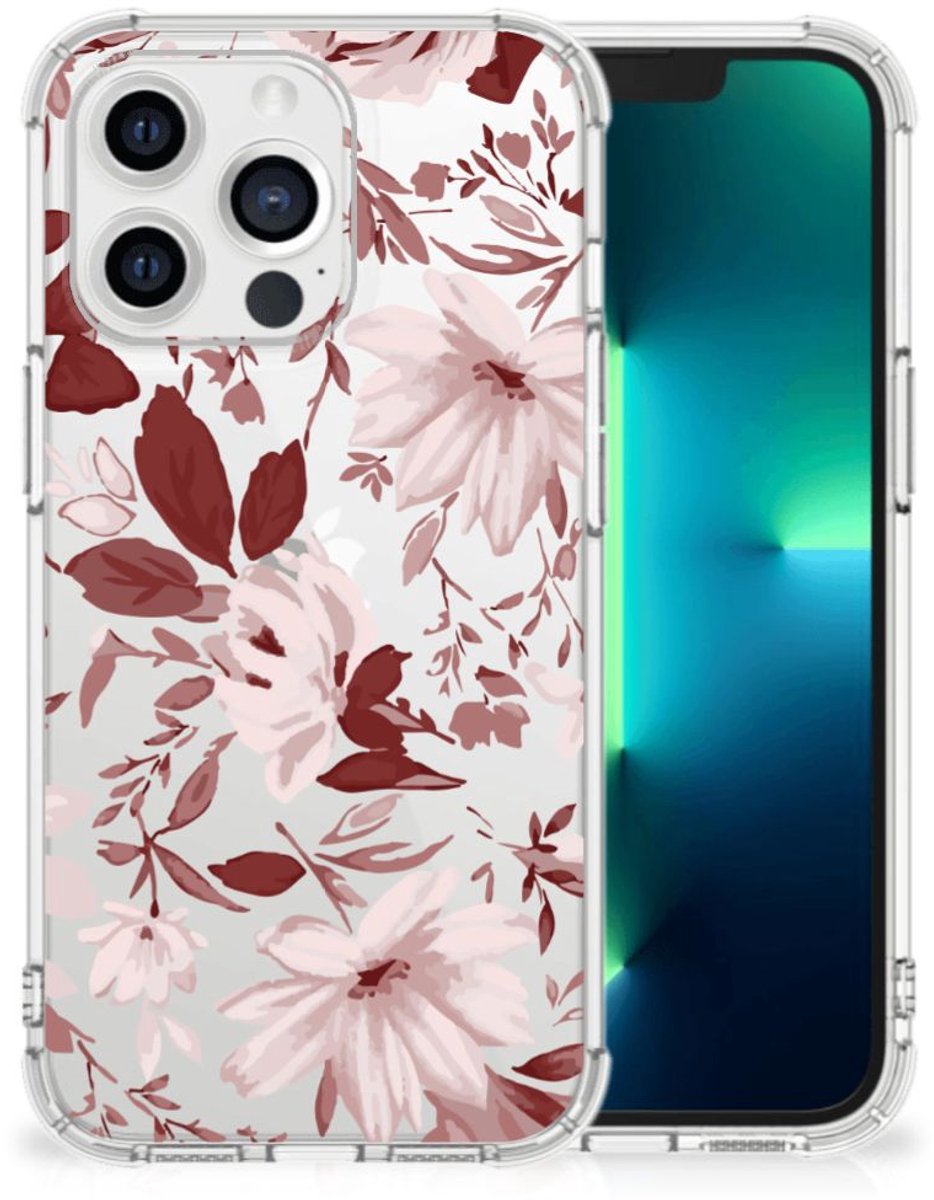 Back Cover Apple iPhone 13 Pro Watercolor Flowers