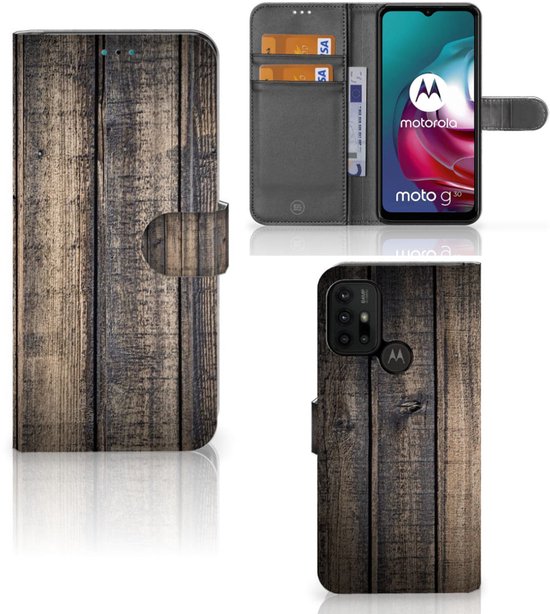 Étui pour téléphone portable Motorola Moto G10 | G20 | G30 Nice Case Gift for Men Steigerhout