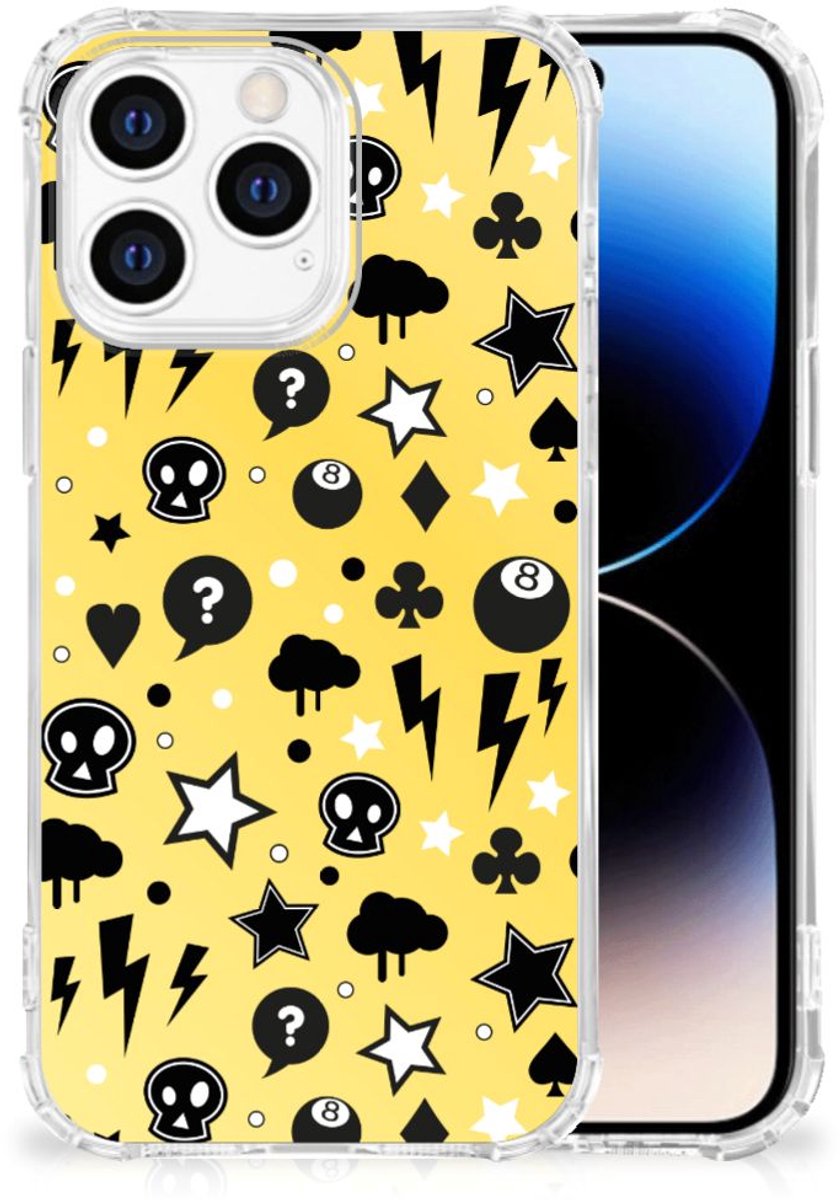 Extreme Case iPhone 14 Pro Punk Geel