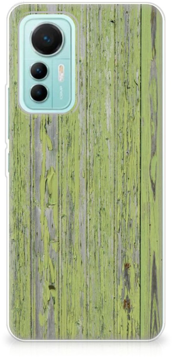 Xiaomi 12 Lite Bumper Hoesje Green Wood