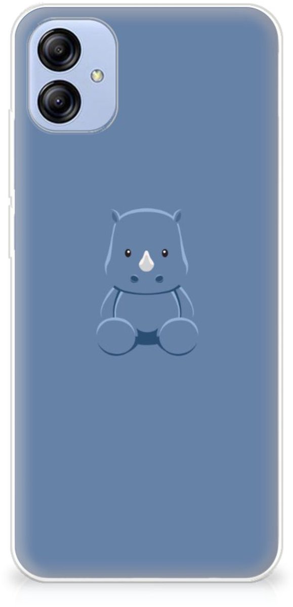 Samsung Galaxy A04e Telefoonhoesje met Naam Baby Rhino