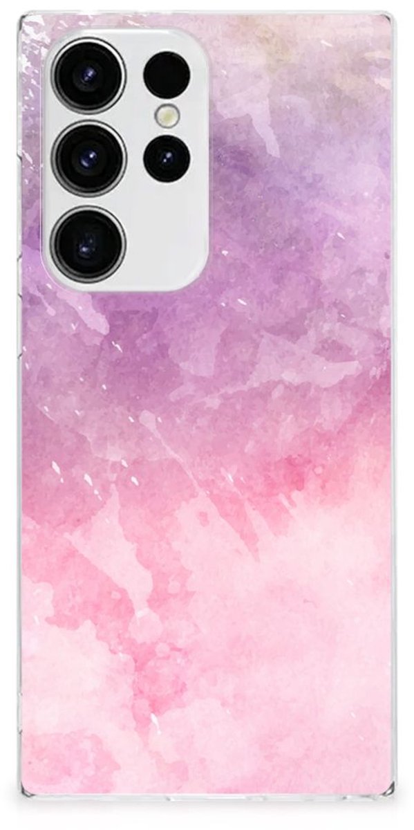 Hoesje maken Samsung Galaxy S23 Ultra Pink Purple Paint