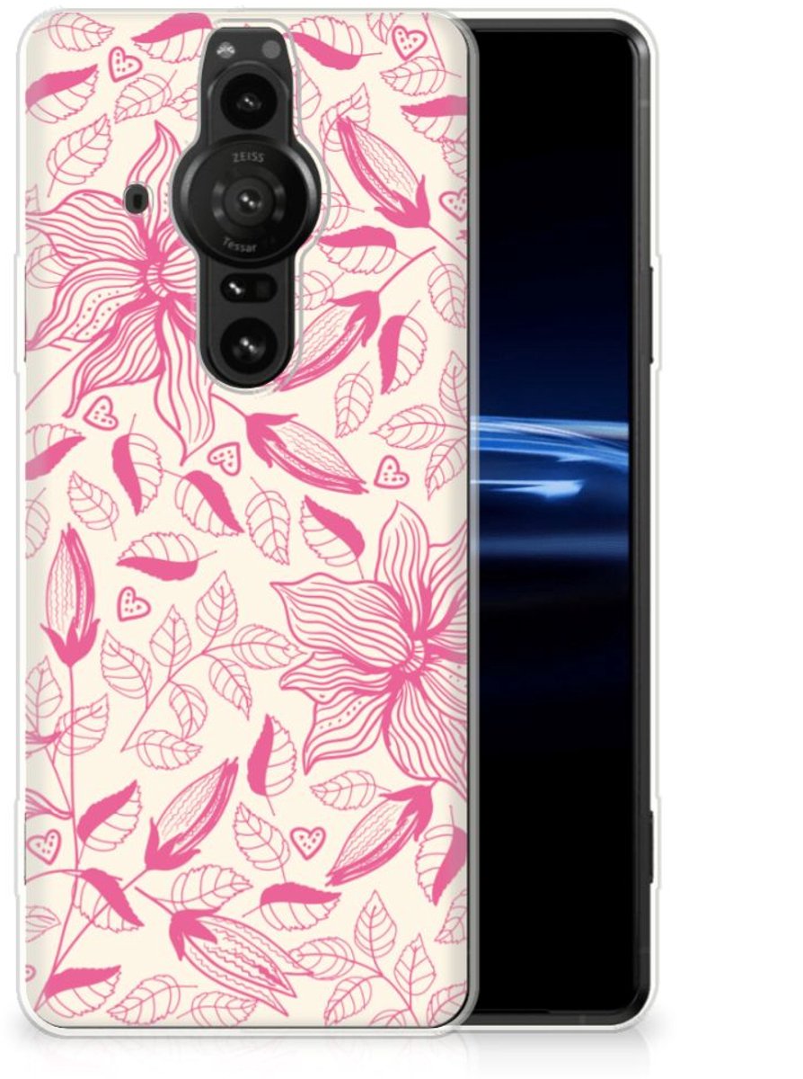 Sony Xperia Pro-I TPU Case Pink Flowers