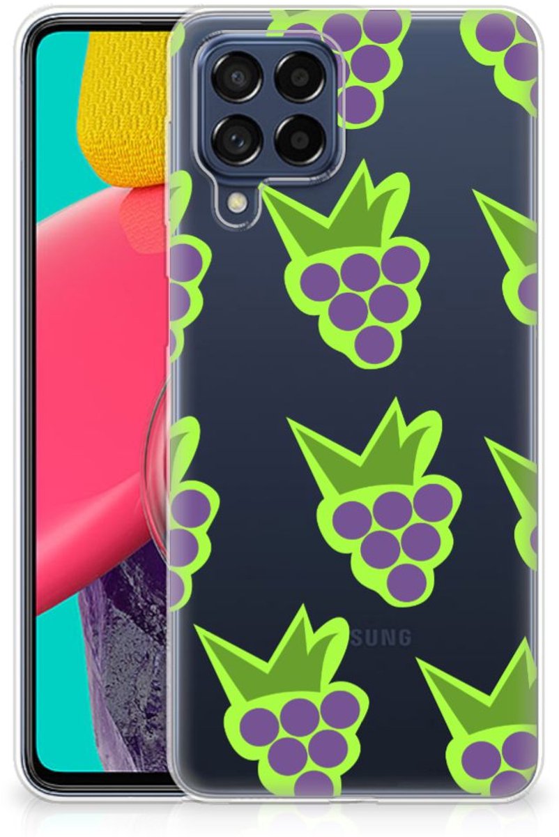 Samsung Galaxy M53 Siliconen Case Druiven