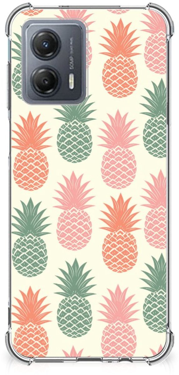 Motorola Moto G53 Beschermhoes Ananas