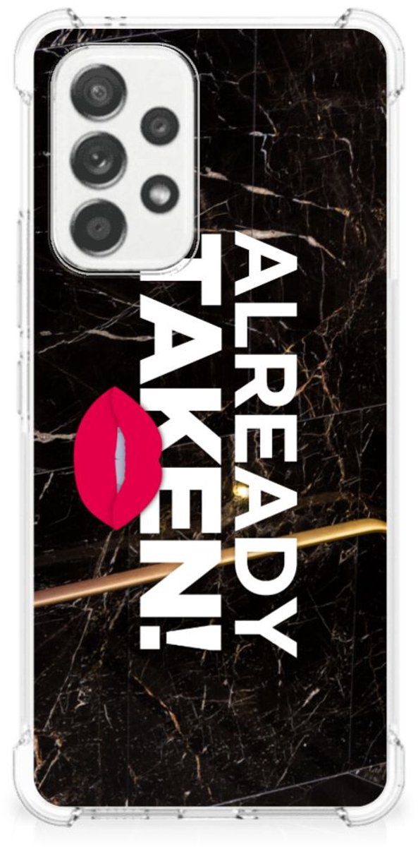 Samsung Galaxy A53 5G Telefoonhoesje met tekst Already Taken Black