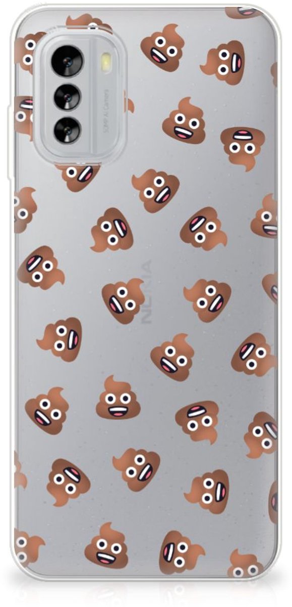 TPU Hoesje voor TPU bumper voor Nokia G60 Poep Emojis
