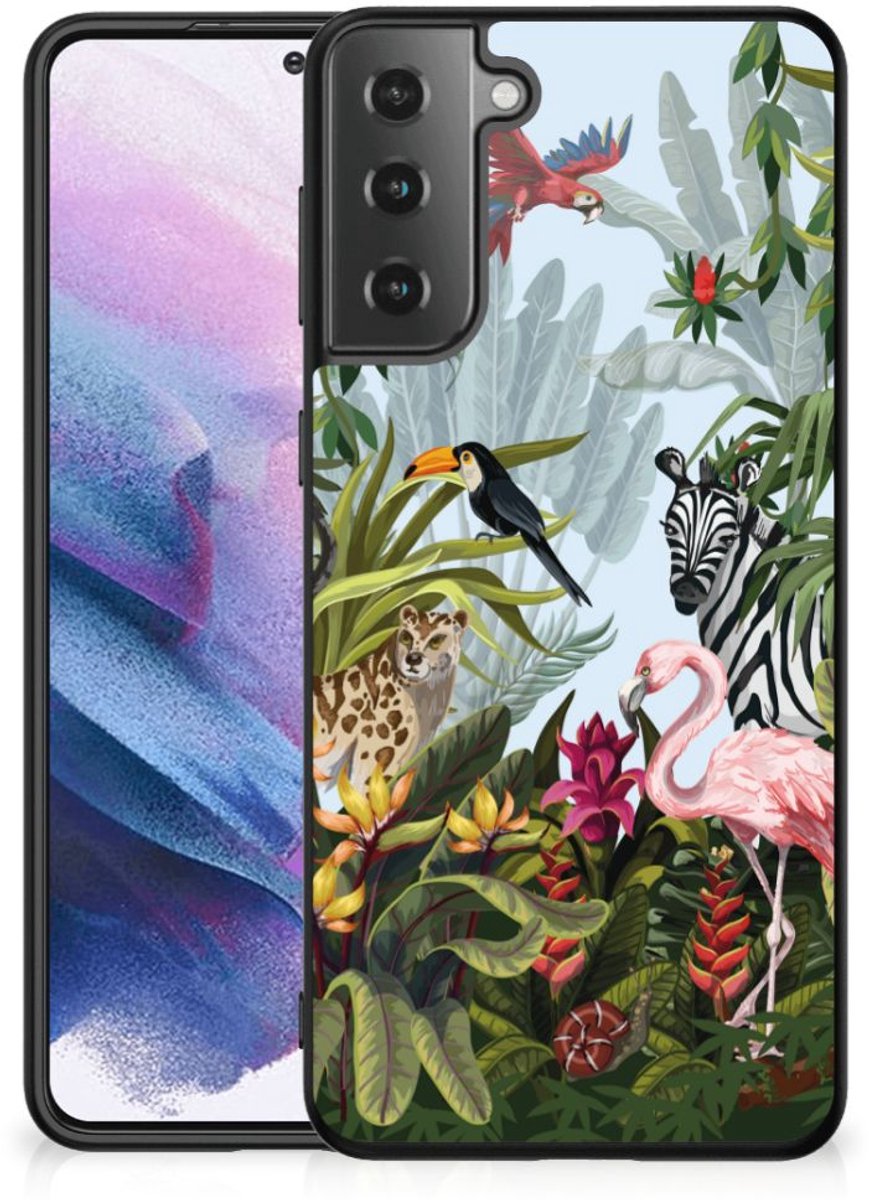 Dierenprint Telefoonhoesje voor Samsung Galaxy S21 Plus Jungle