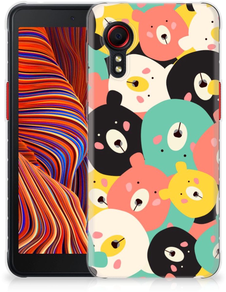 Samsung Galaxy Xcover 5 Telefoonhoesje met Naam Bears