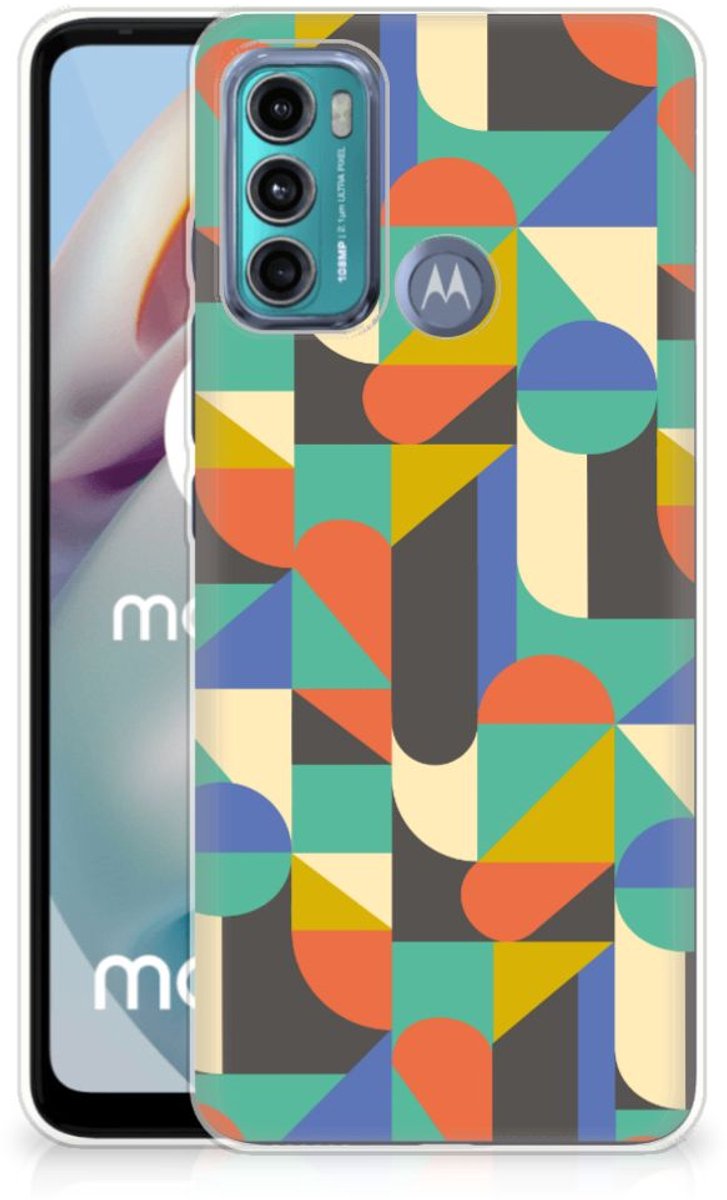 Motorola Moto G60 TPU bumper Funky Retro