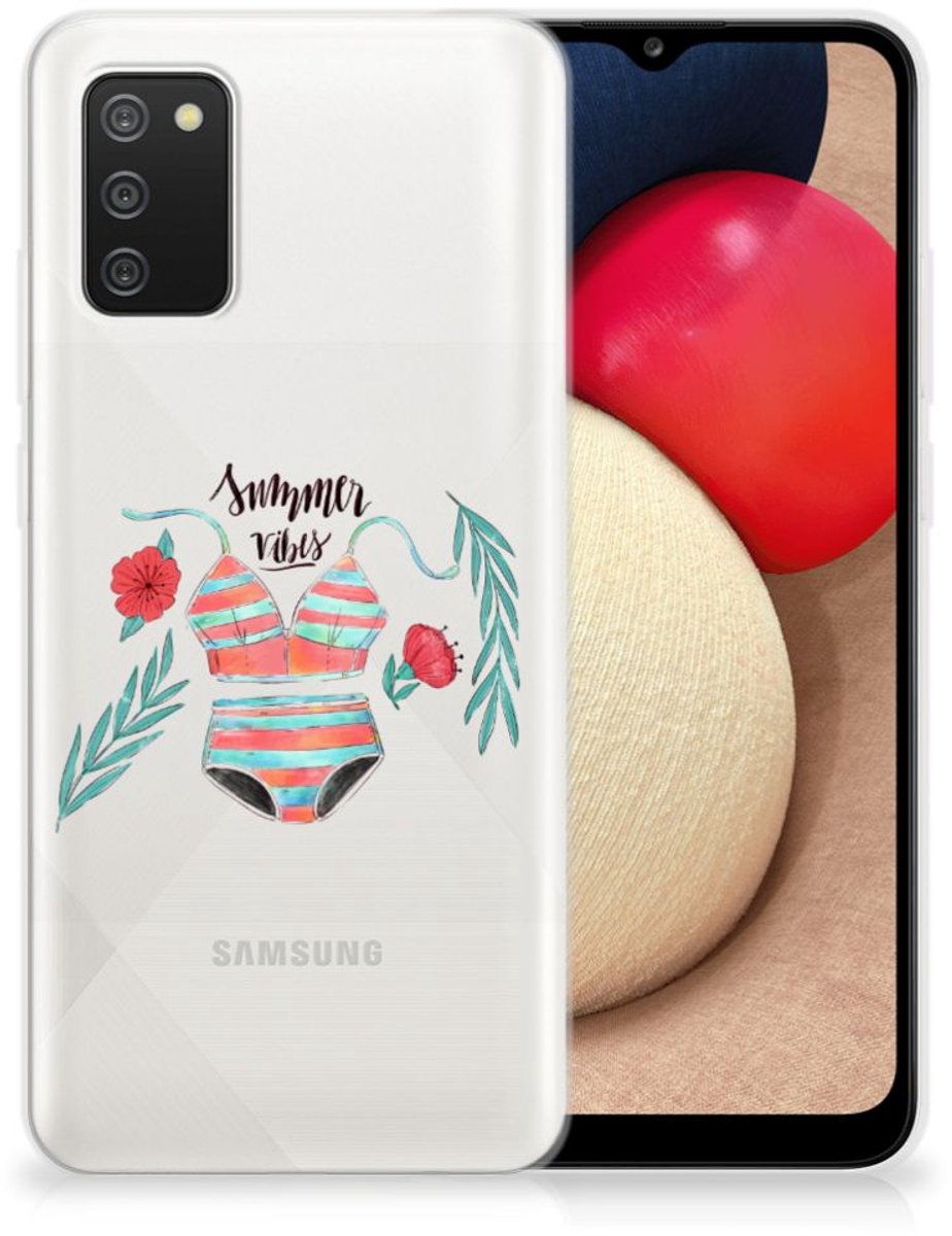 Samsung Galaxy A02s Telefoonhoesje met Naam Boho Summer