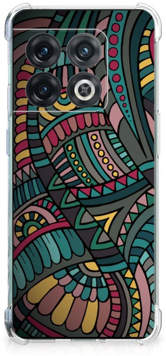 OnePlus 10 Pro Doorzichtige Silicone Hoesje Aztec