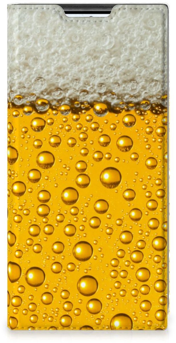 Standcase Hoesje voor Samsung Galaxy S22 Ultra Flip Style Cover Bier