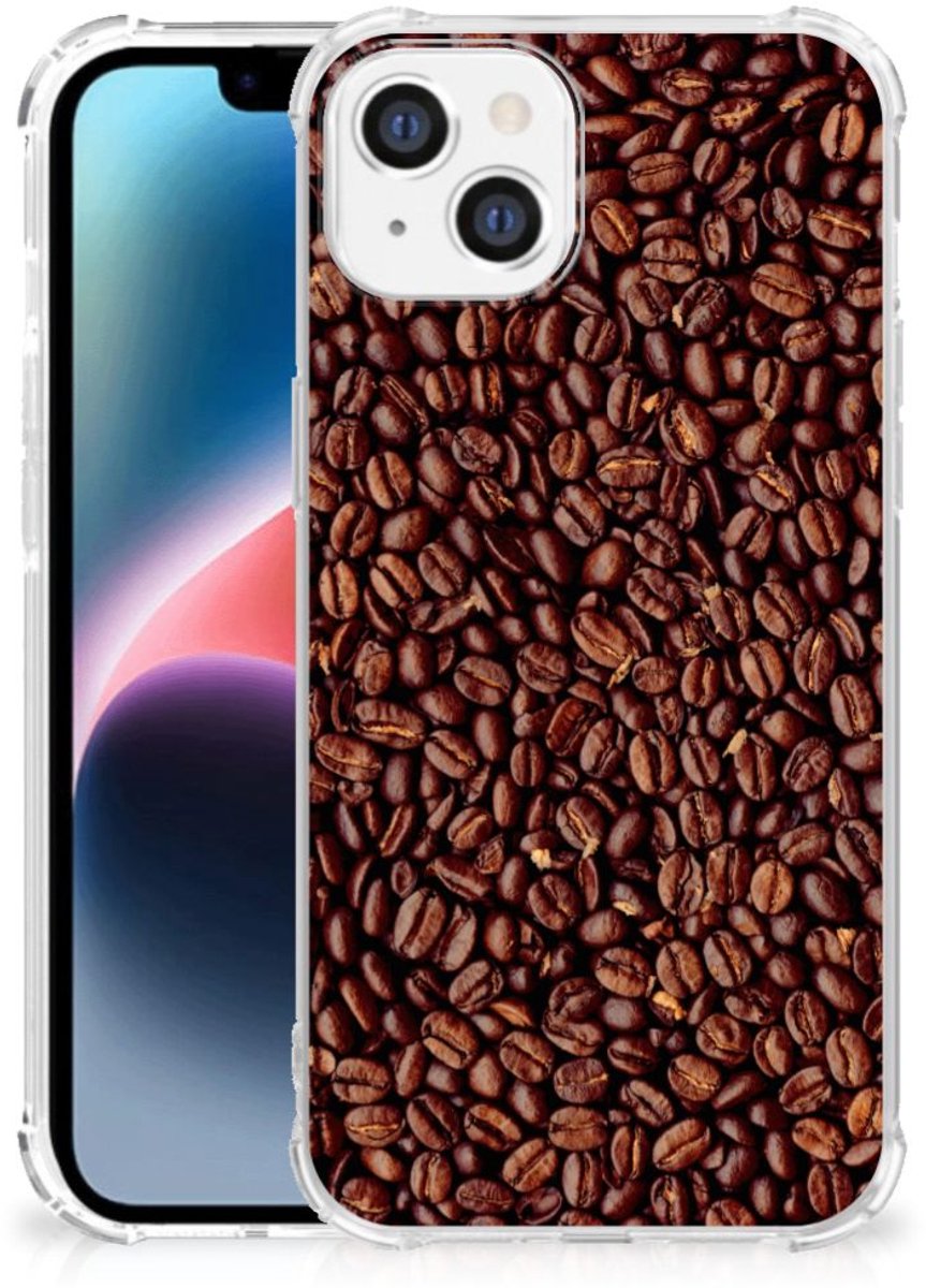 Apple iPhone 14 Plus Beschermhoes Koffiebonen