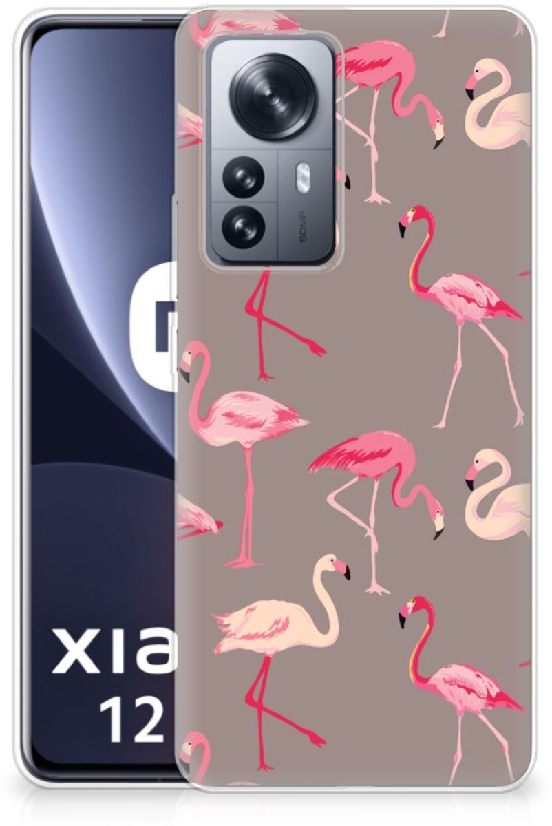Xiaomi 12 Pro TPU Hoesje Flamingo
