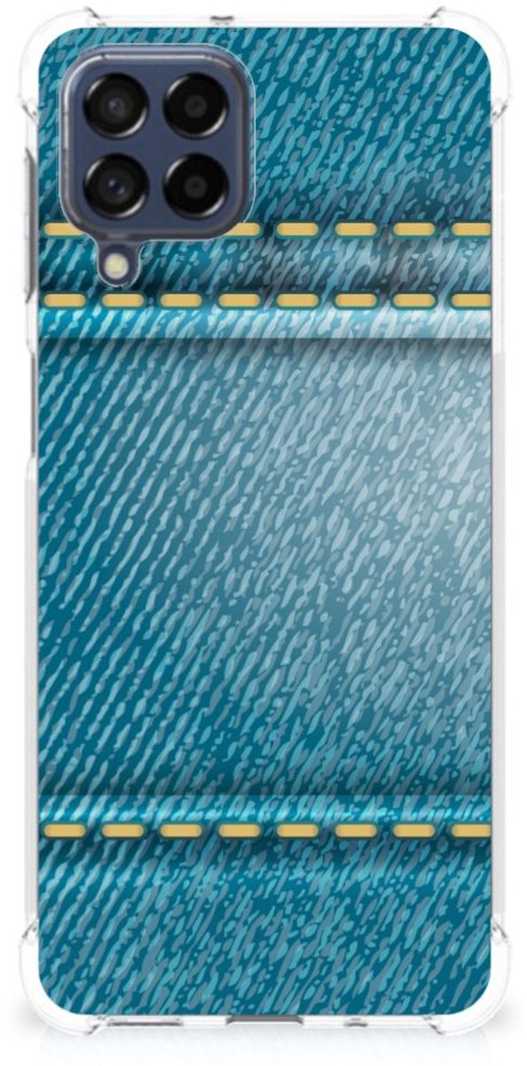Samsung Galaxy M53 Anti Shock Bumper Case Jeans