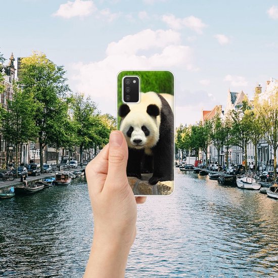 Coque pour Samsung Galaxy A03S TPU Bumper Silicone Étui Housse Panda
