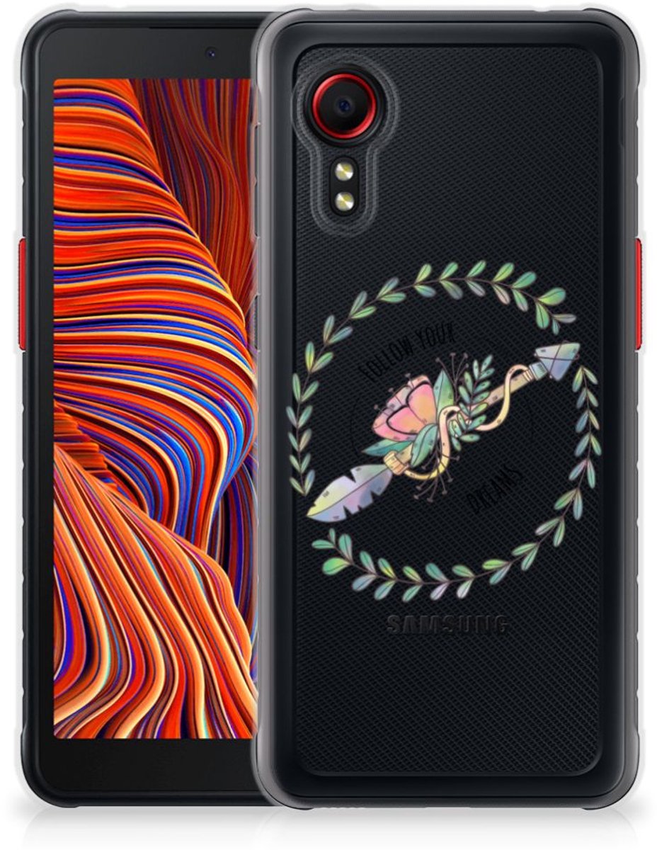 Samsung Galaxy Xcover 5 Telefoonhoesje met Naam Boho Dreams
