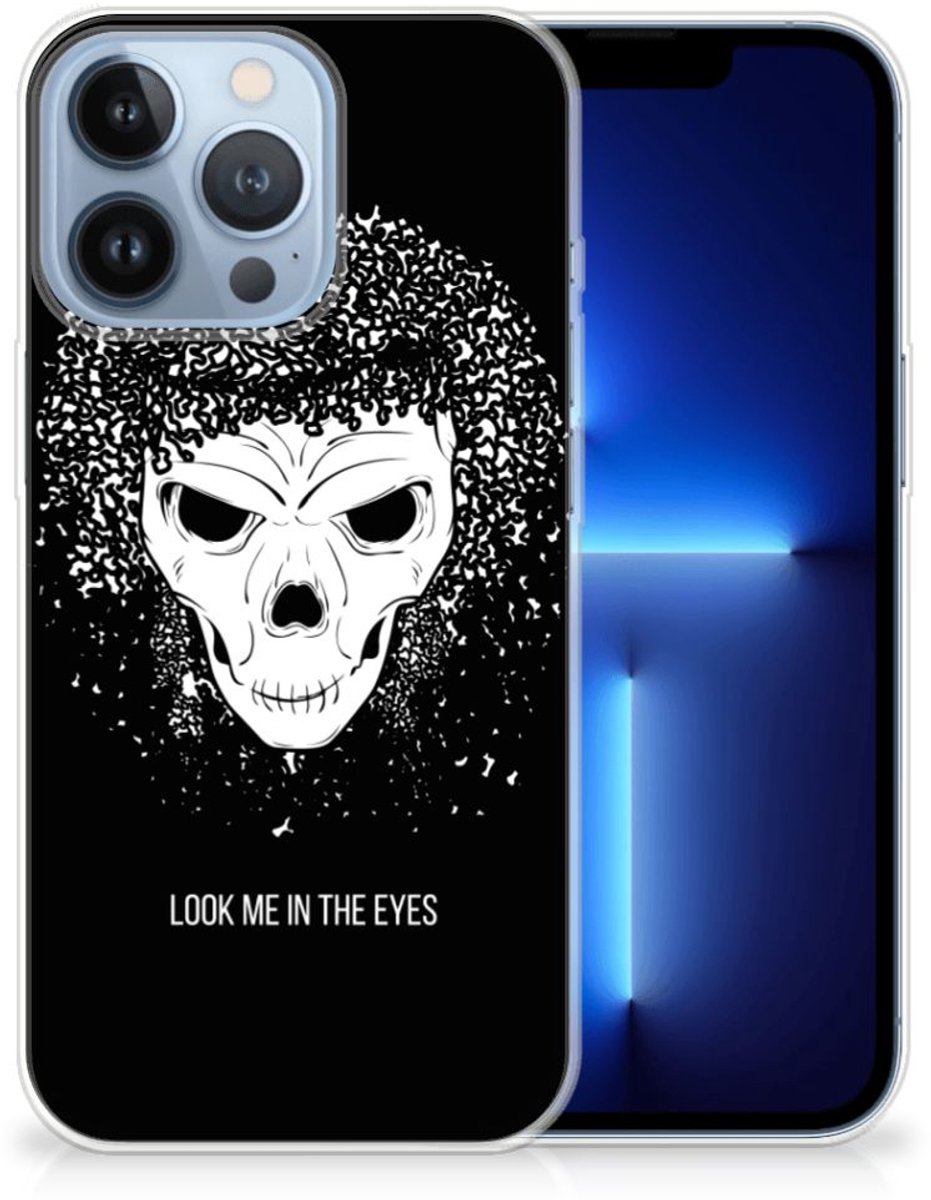 TPU Hoesje voor Silicone Back Case Apple iPhone 13 Pro Skull Hair