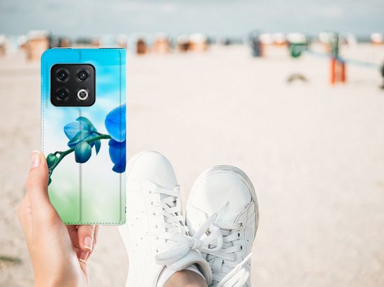 Coque Stand avec photo OnePlus 10 Pro Phone Case Orchid Blauw