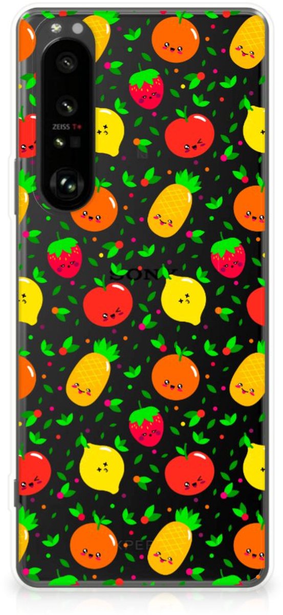 Sony Xperia 1 III Siliconen Case Fruits