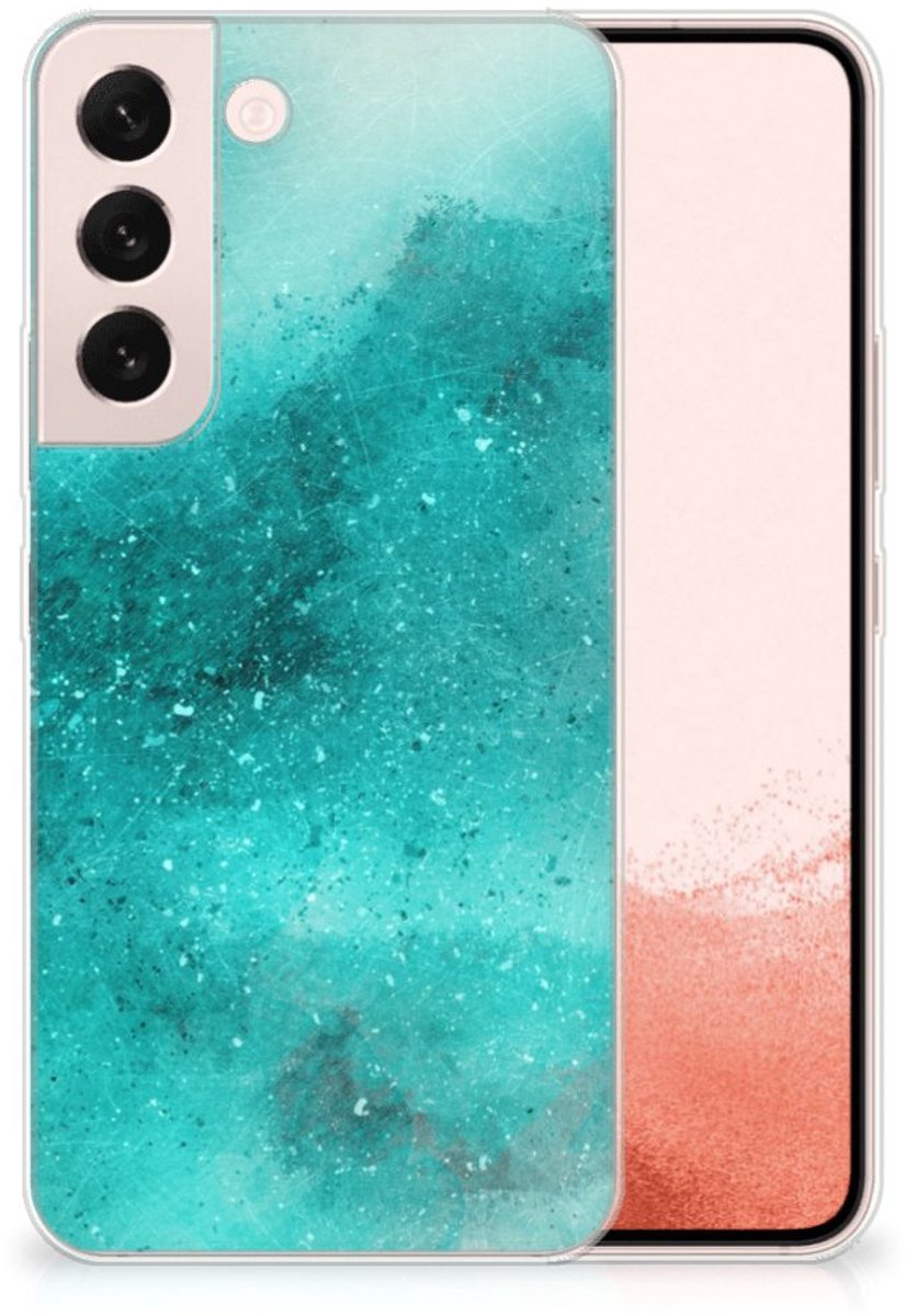 Hoesje maken Samsung Galaxy S22 Painting Blue