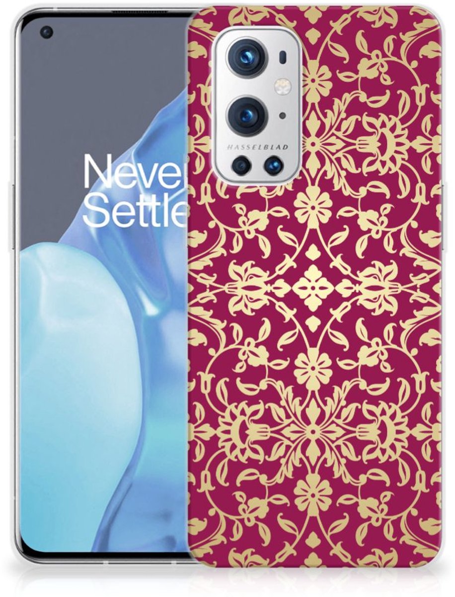Siliconen Hoesje OnePlus 9 Pro Barok Pink