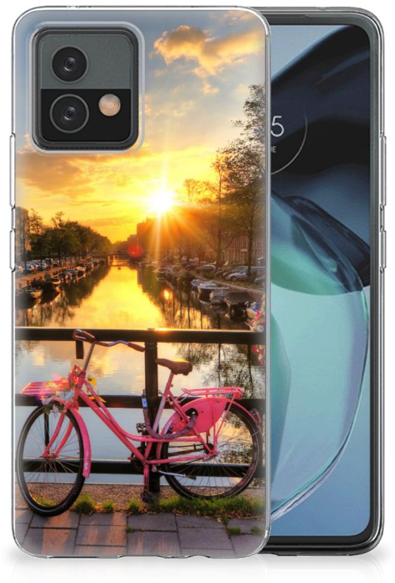 Motorola Moto G72 Siliconen Back Cover Amsterdamse Grachten
