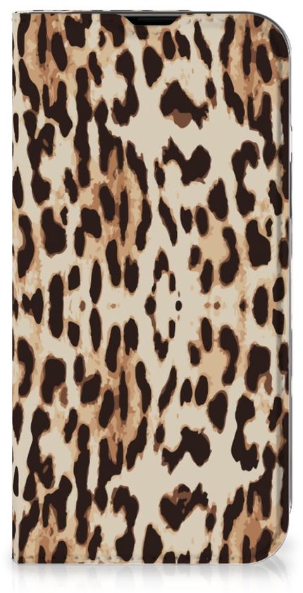 Coque Smartphone iPhone 14 Book Cover Léopard