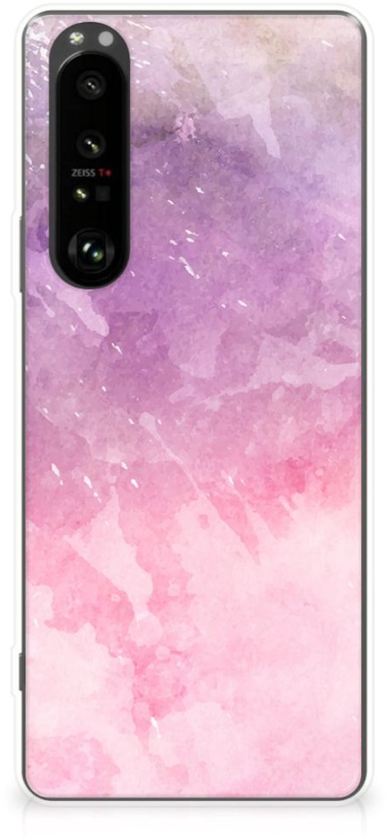 Hoesje maken Sony Xperia 1 III Pink Purple Paint