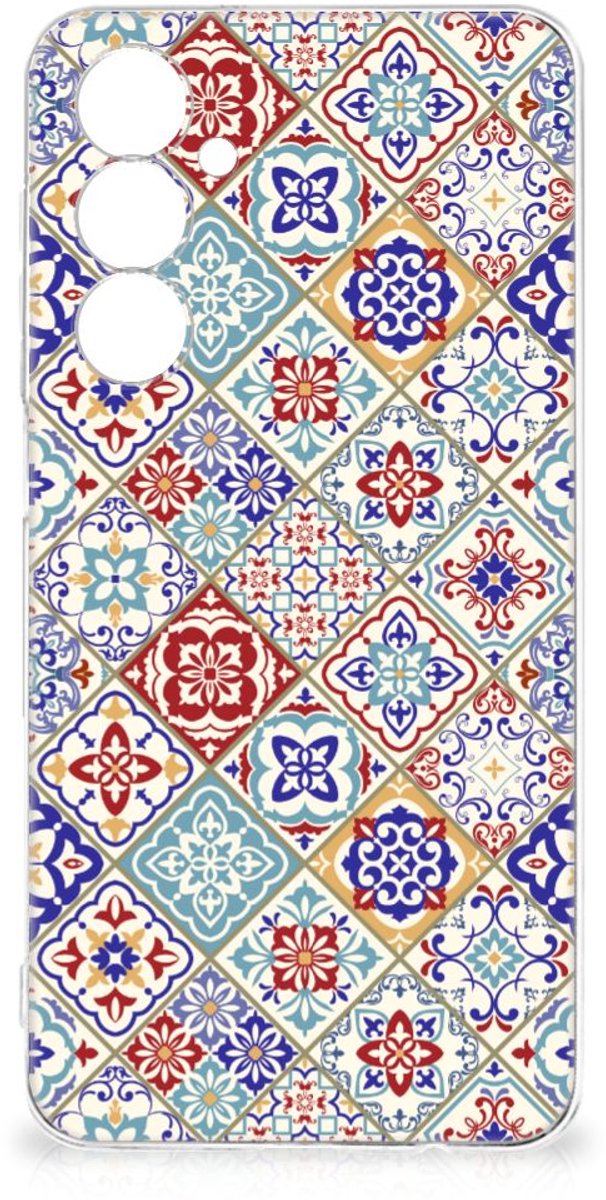 Samsung Galaxy A54 5G TPU Siliconen Hoesje Tiles Color