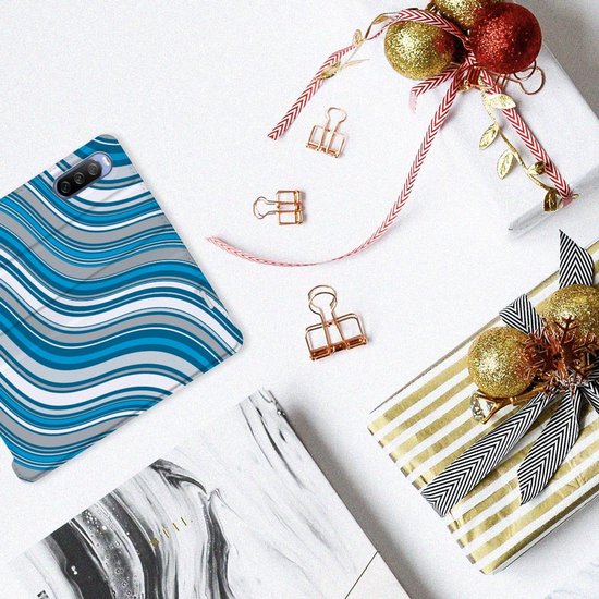 Etui Sony Xperia 10 III Book Case Waves Blauw