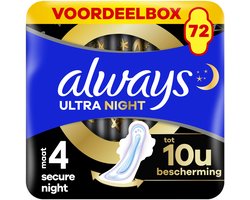 Always Maandverband Secure Night Ultra Wings - 1 stuks