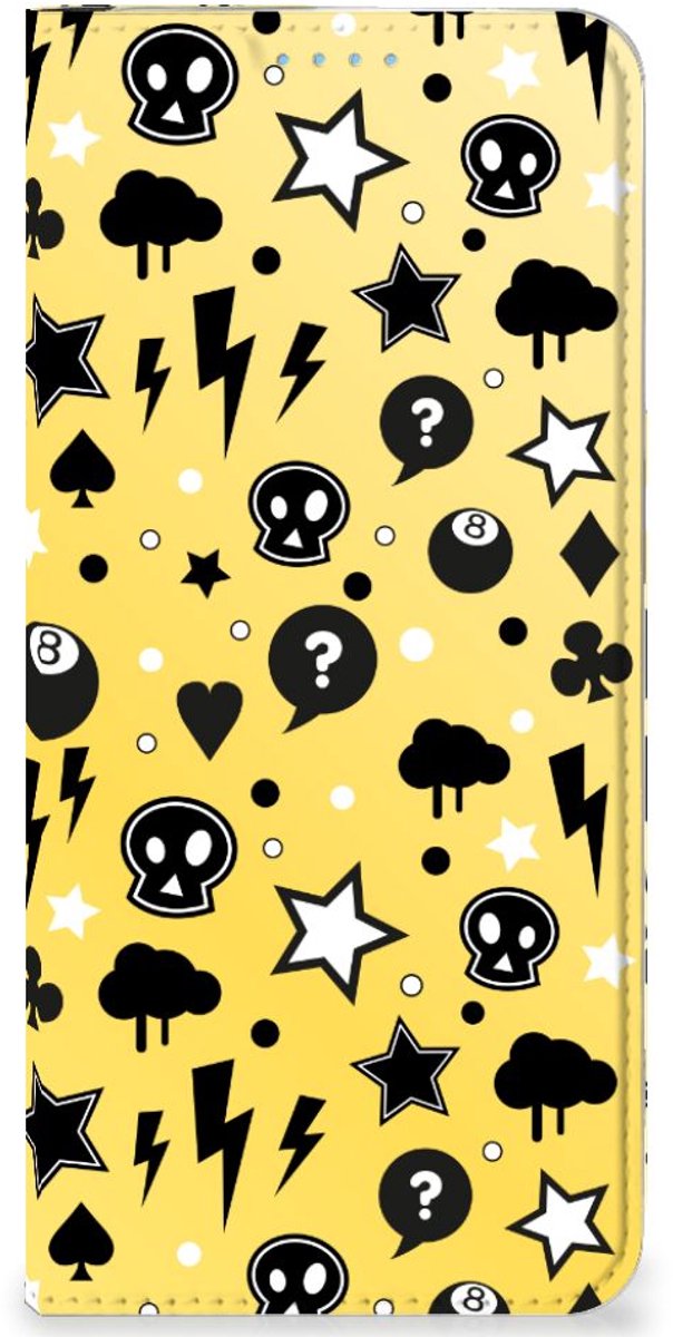 Mobiel BookCase OPPO Reno8 Punk Geel