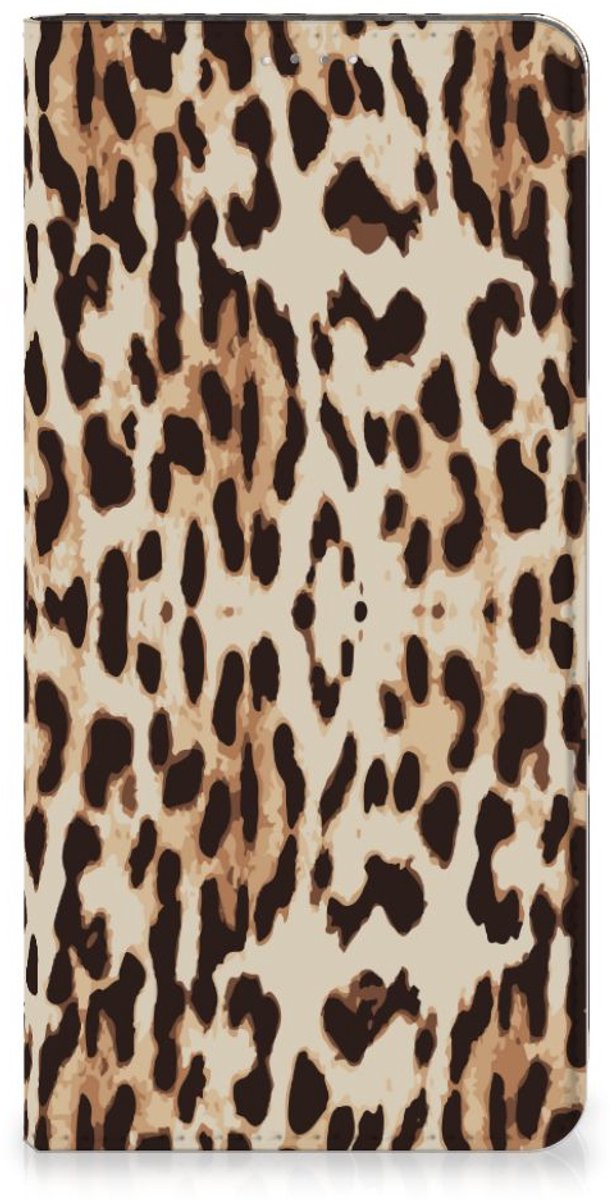 Standcase Hoesje voor Samsung Galaxy A14 4G Hoesje maken Leopard