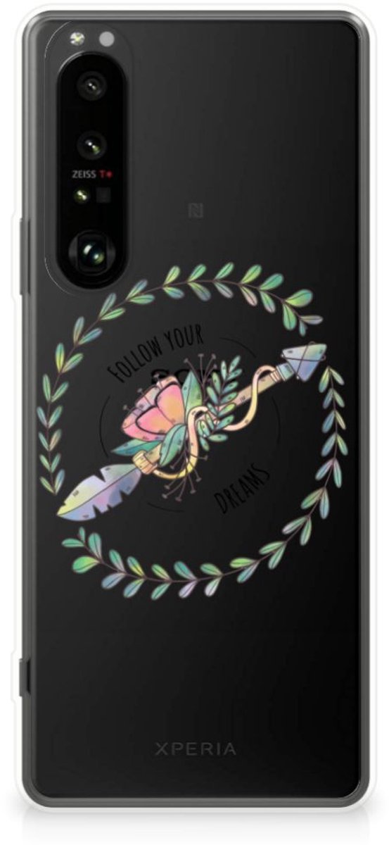 Sony Xperia 1 III Telefoonhoesje met Naam Boho Dreams
