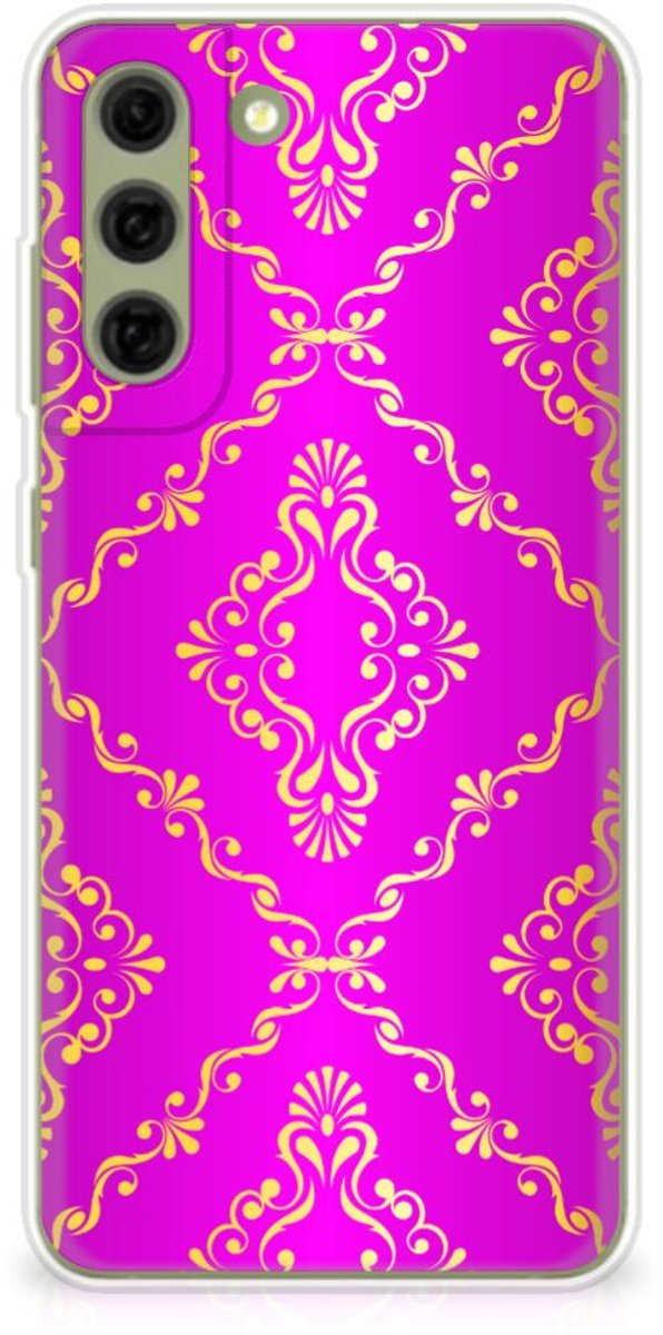 Siliconen Hoesje Samsung Galaxy S21FE Barok Roze
