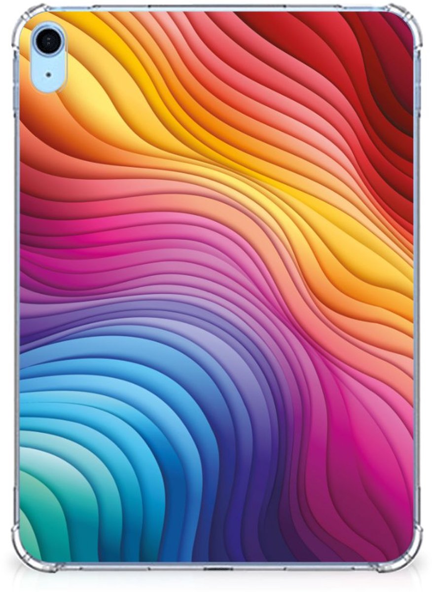 Back Cover voor iPad (2022) 10.9 Regenboog