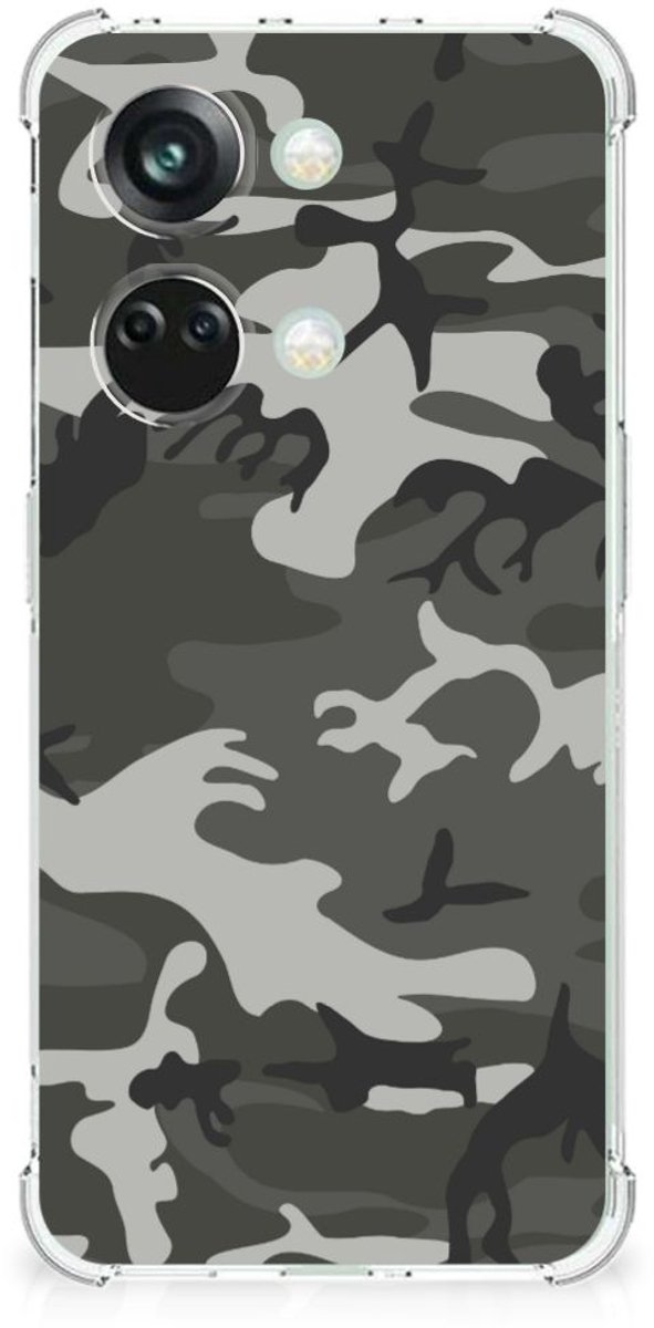 OnePlus Nord 3 Doorzichtige Silicone Hoesje Army Light