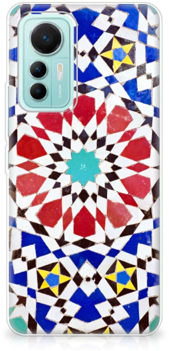 Xiaomi 12 Lite TPU Siliconen Hoesje Mozaïek